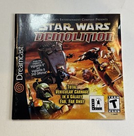 Toy Commander, Vigilante 2, Star Wars Demolition; 3 Game Dreamcast Lot, All CIB