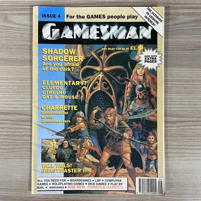 Gamesman Ausgabe Nr. 4 Tabletop Brettspiele Und Videospiel Magazin 1991