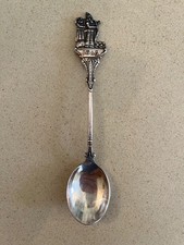 Iraq Silver Plate Souvenir Spoon Vintage