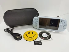 Sony PSP 2000 System Fesilia blue & Charger &UMD Bundle 【 Region Free 】