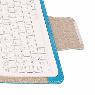 Tablet Cover Set With White Bluetooth Keyboard Protective Case Holder Unive SEVG