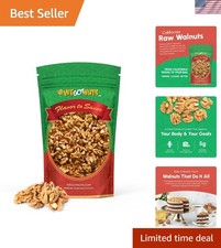 Gourmet California Walnuts - 3lbs of All-Natural, No Shell, Unsalted Goodness