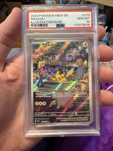 Pikachu 173/165 Pokemon Sv: Scarlet & Violet 151 Holo PSA 10 MEW IR