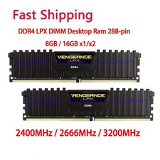CORSAIR Vengeance LPX 8GB 16GB DDR4-2400 2666 3200mhz 288-Pin 2400Mhz Memory Ram