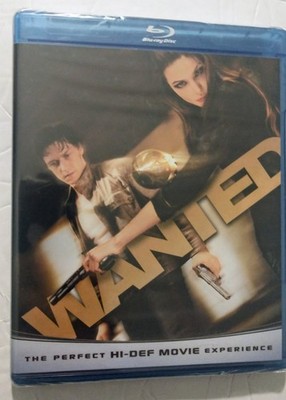 Wanted (Blu-ray, 2008) - Angelina Jolie & James McAvoy - Brand New/Sealed 