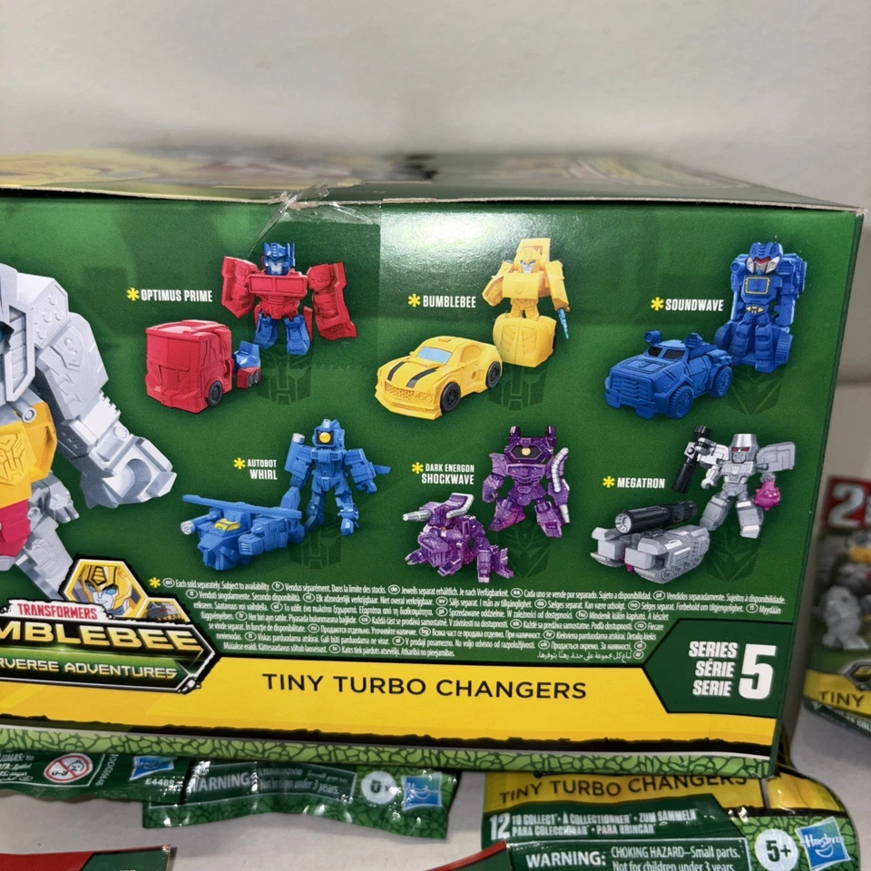 Transformers Bumblebee Cyberverse Set Of 12 Tiny Turbo Changers Series 5 New - Image 2 of 3