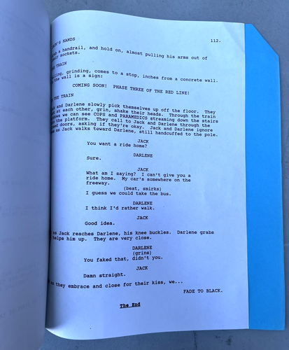Vintage 1993 Speed Graham Yost Original Movie Script Keanu Reeves 20th Fox - Picture 6 of 8
