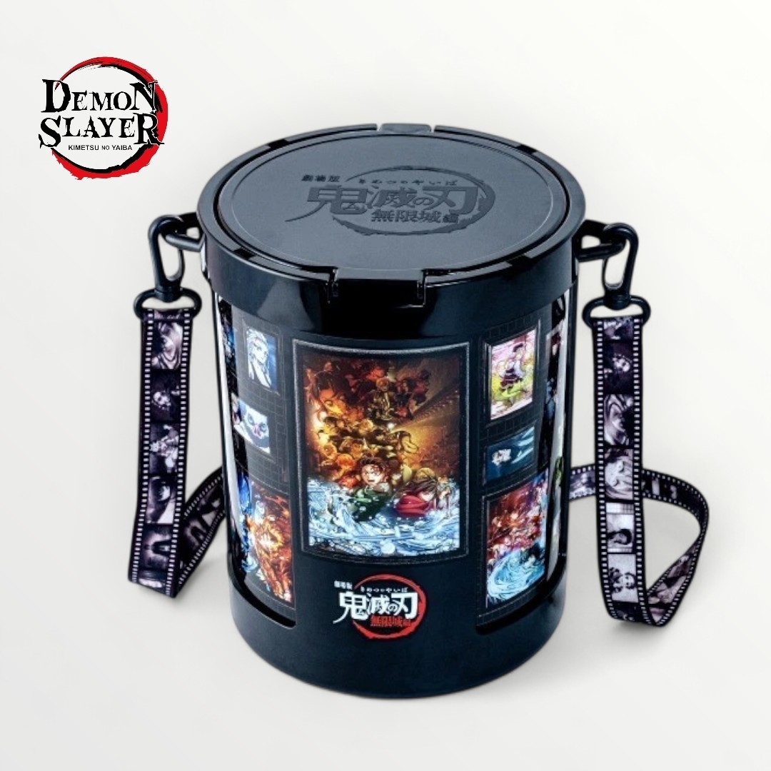 Cubo palomitas de maíz Demon Slayer Mugen Castle capítulo 1 2025 limitado: nuevo Japón