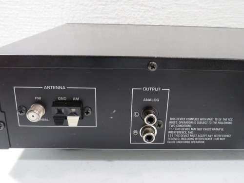 Yamaha T-S500 Black AM / FM Audio Stereo Tuner Tested Working - Picture 9 of 11