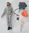 J-594 VINTAGE 1960/70'S HASBRO 12" GI JOE BRUNETTE FLOCKED HAIR ACTION FIGURE