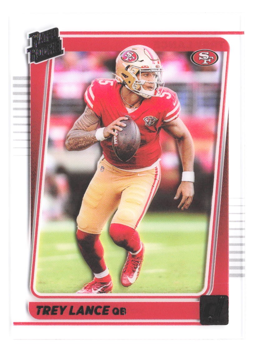 2021 Clearly Donruss #54 Trey Lance