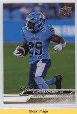 2024 Upper Deck CFL Gold Ka'Deem Carey #73 READ 1g8w