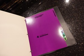 Vintage ATARI 2600  EMPLOYEE  Computer Game System Sales Strategy BINDER   MINT