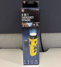 7-1/2" 3 LED 4-IN-1 Dynamo Flashight  Emergency Radio Hand Crank Power Survivor