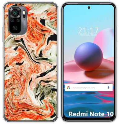 N NEWTOP Cover Compatibile per Xiaomi Redmi Note 10 / 10S, Custodia TPU SOFT Gel Silicone Ultra Slim Sottile Flessibile Case Posteriore Protettiva (Trasparente Opaco