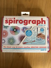 Spirograph Design Tin Set Original Super Deluxe Toy Kids Art Case 15 piece NEW