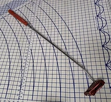 Used Mens RH Orlimar F Series F80 Black Red Mallet Putter 35" 