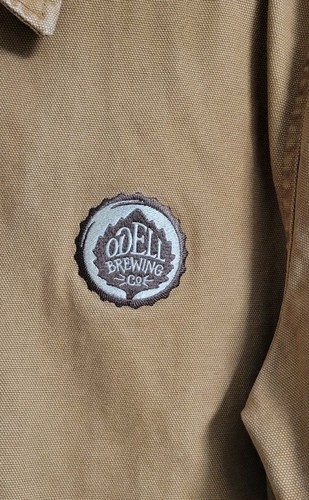 Odell Brewing Co Giacca di Tela Uomo Large Tan Dickies (T25) - Foto 3 di 13