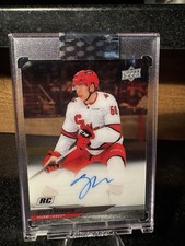 2024-25 Upper Deck Clear Cut Scott Morrow Rookie  Auto Hurricanes #CC-SM