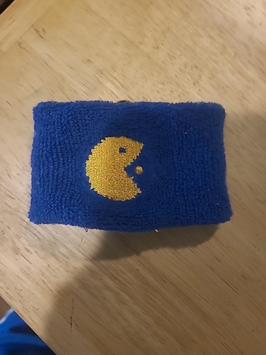 Pac-Man Armband 2003 Namco Arcade Retro Gamer Blau Gelb - Bild 1 von 2