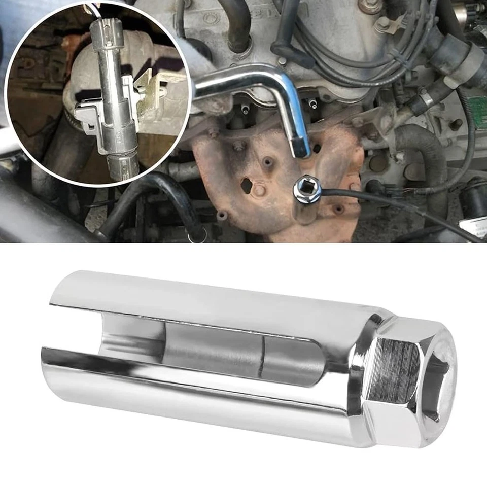 Herramienta de extracción de instalación de enchufe de sensor de O2 automotriz, unidad de 1/2 pulgada por 7/8 pulgadas Foto 2 de 4