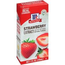 McCormick, Strawberry Extract With Other Natural Flavors, 1 Fl Oz (Pack of 3)
