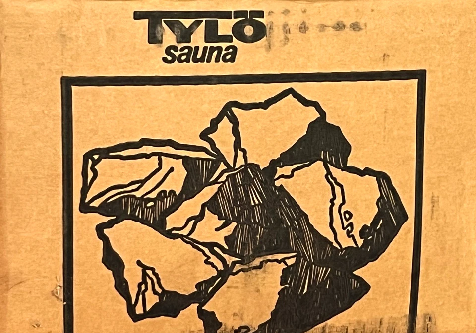 Tylö Suecia • Rocas de sauna de piedra gris sin usar • Peso de la caja aproximadamente 23 libras. Foto 2 de 3