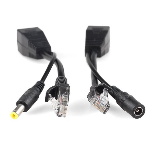 POE Cable Passive Power Over Ethernet Adapter Cable POE Splitter RJ45 Injector - Zdjęcie 4 z 11