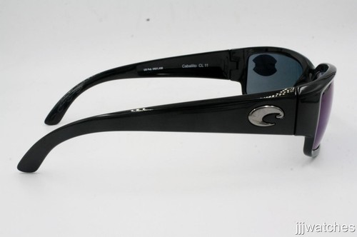 Costa Del Mar Caballito Black Sunglasses Blue Polarized Lens 06S9025-90250659 - Picture 7 of 10