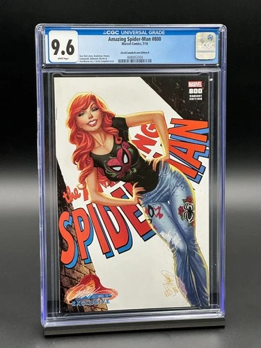 Amazing Spider-Man #800 CGC 9.6 (2018) - Mary Jane - J Scott Campbell Edition B
