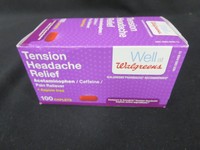 Walgreens Tension Headache Relief 100 Caplets Walgreens Tension Headache Relief 100 Caplets