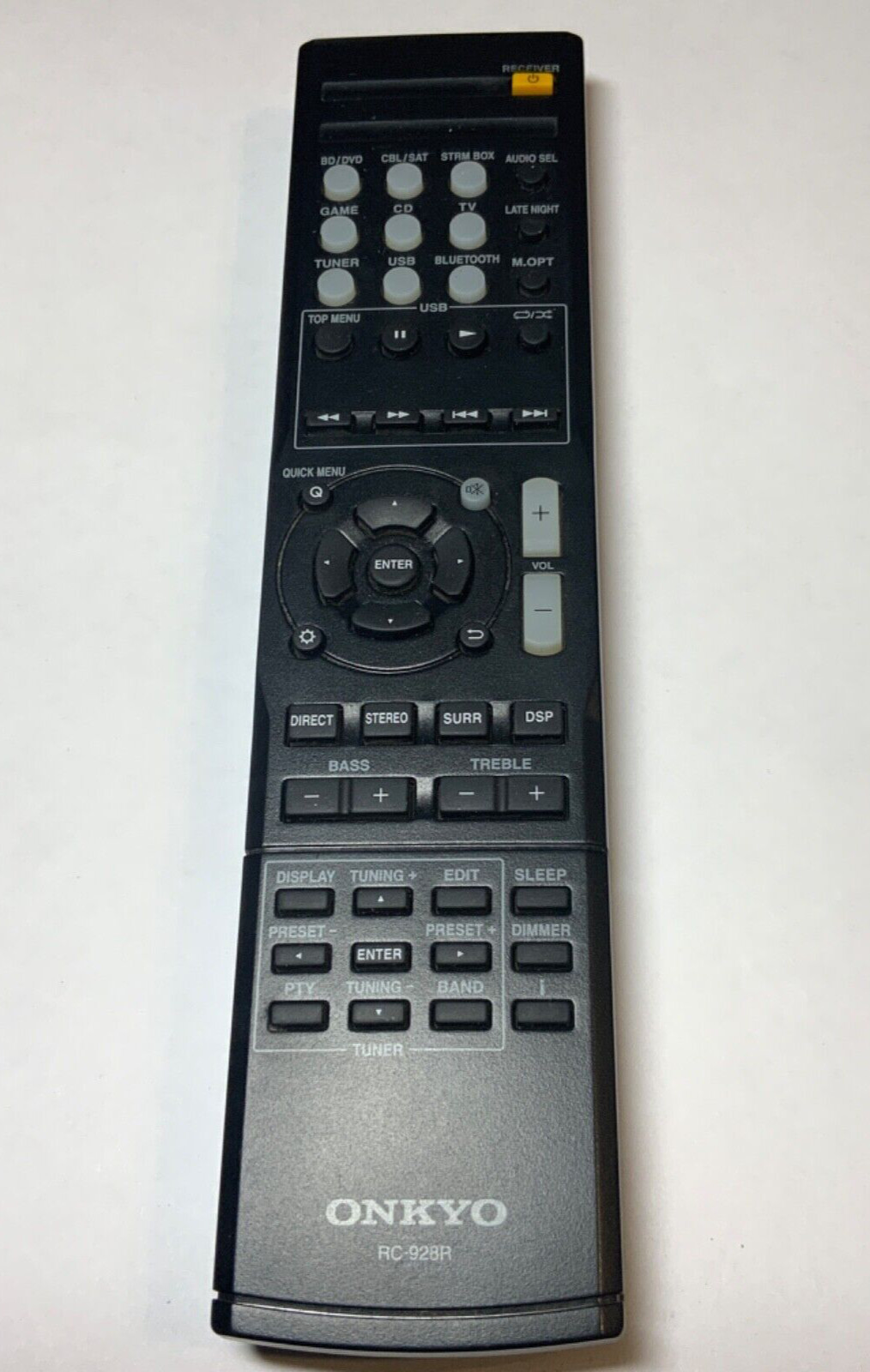 ONKYO RC-928R Remote Control for  HT-S3800 Working Condition - FREE SHIPPING