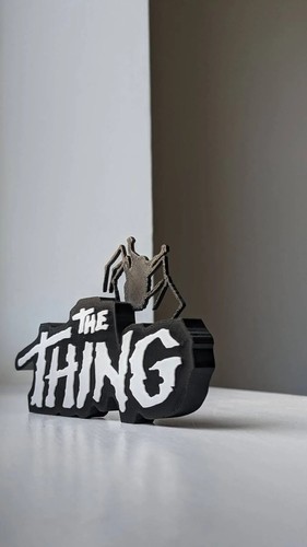 The Thing logo display s Carpenter horror Beena Studio - Picture 3 of 13