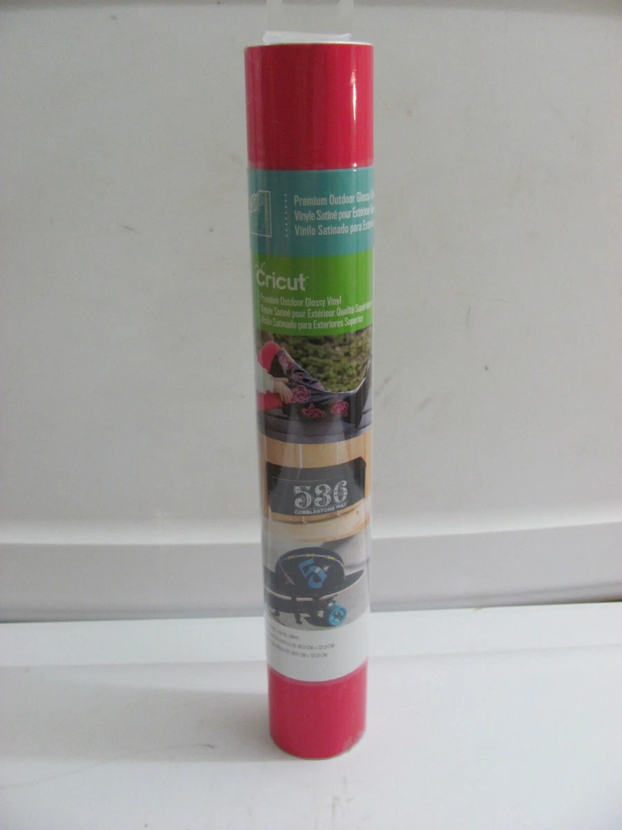 New Roll Cricut Premium Outdoor Glossy Vinyl Pink 12