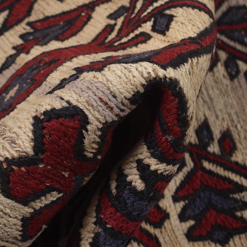 132x83cm Afghan Small Kilim Wool Flat Home Office Rugs & Kilims 2'9x4'4ft Y11833 - Picture 7 of 8