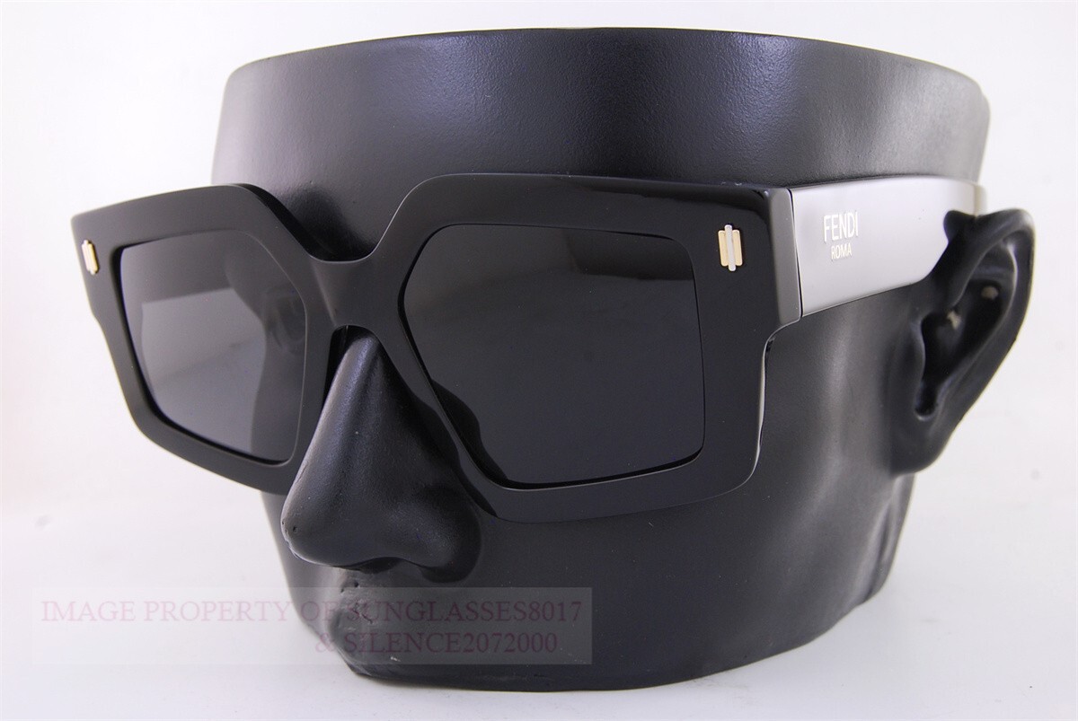 Brand New FENDI Sunglasses FE 40162I 01A Black/Dark Grey For Women