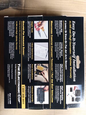 The electronic cop auto security system new in box