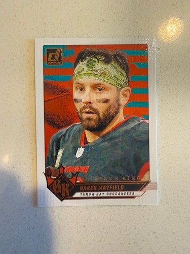 Baker Mayfield #13 2024 Panini Donruss Gridiron Kings Autograph card