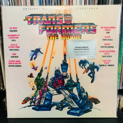 Transformers: The Movie Original Soundtrack Black Vinyl LP New Sealed OST MOV