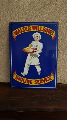 Emailschild Walter Willson's Made in England