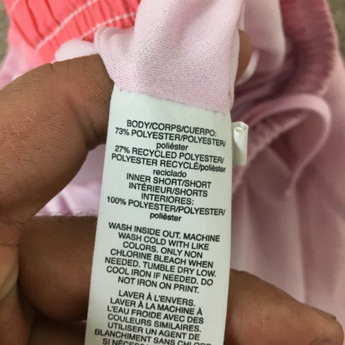 Adidas Shorts Extra Large Youth Pink Ombre Athletic Running Stretch Youth YXL - Picture 6 of 9
