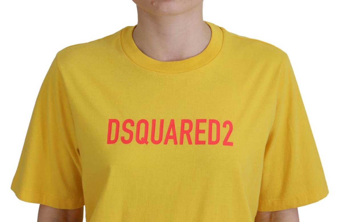 DSQUARED2 イエローポロシャツ M イタミおおいです DSQUARED2 イエローポロシャツ M イタミおおいです