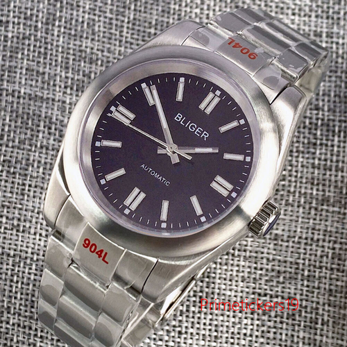 BLIGER 36mm/39mm Red Blue Green NH35A PT5000 Automatic Men Watch Brushed Bezel - Picture 54 of 68