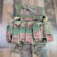 Tippmann Tactical Paintball Vest - Size M - Paintball Pods Holder Digi Camo