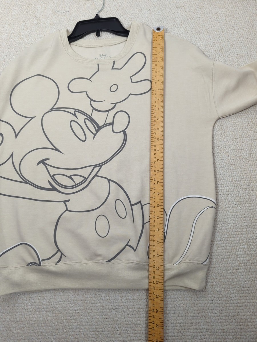 売れ筋商品|||デジグアル ニット&セーター アウター レディース Women's Mickey Mouse sweatshirt Light beige Disney Mickey Mouse Sweatshirt Women's Beige Sweater