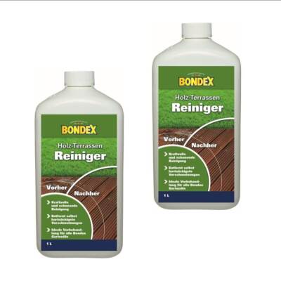 BONDEX Terrassen-Reiniger, 2x 1 l, für hartnäckige Verschmutzungen