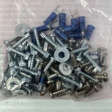 Electrical Connector Fastener Assortment - Blue Wire Nuts, Spade Terminals