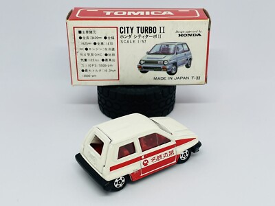 ミニカー Honda City Turbo 2 Whats In The Box | Aoshima Honda AA City Turbo II - YouTube
