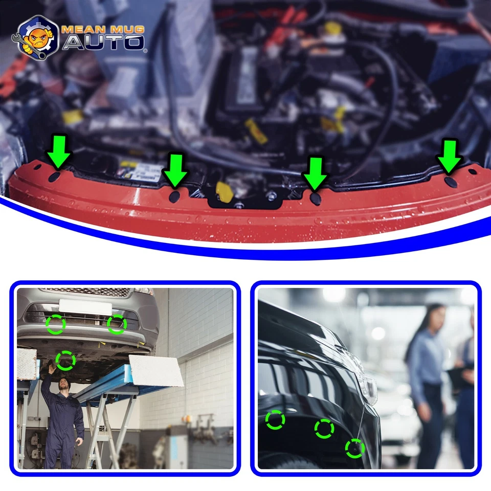 平均马克杯自动 500x 保险杠挡泥板铆钉 10 毫米夹子适用于本田讴歌 91503-SZ3-003 — 第 4/4 张图片