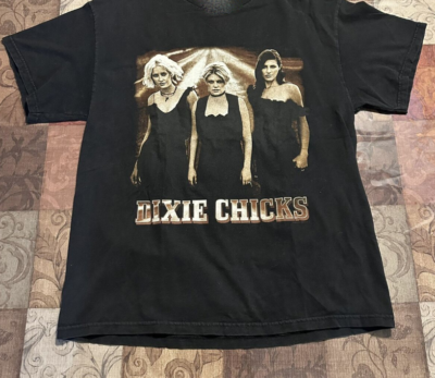 邦楽 CHIX CHICKS Retro Soul Revue Vtg Dixie Chicks 2003 Country Music Cotton Black All Size Unisex